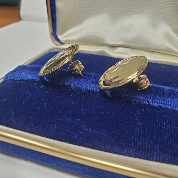 Kenneth Cole Gold Disc Earrings - Picture 4 of 12